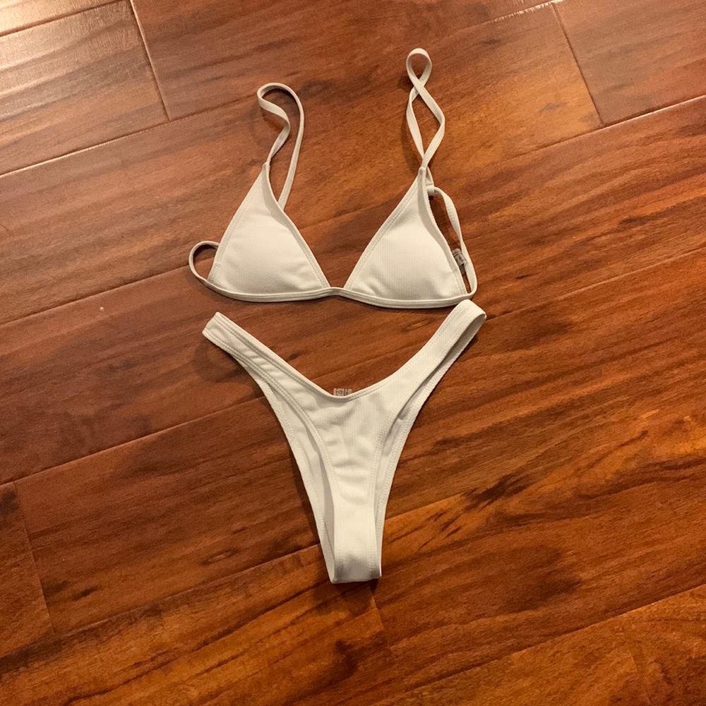 White bikini